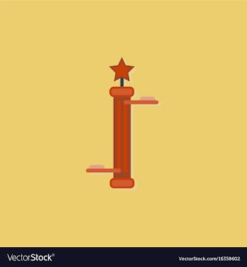 Amusement park circus attraction in sticker style vector image