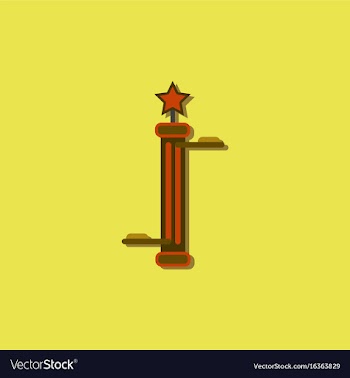 Amusement park circus attraction in sticker style vector image
