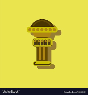 Amusement park circus attraction in sticker style vector image