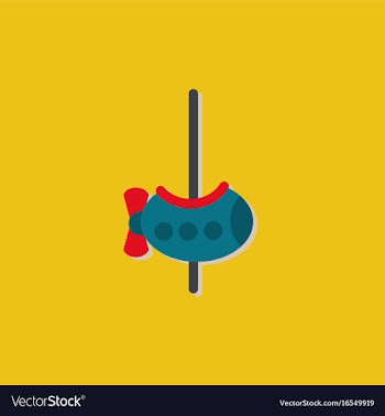Amusement park circus attraction in sticker style vector image