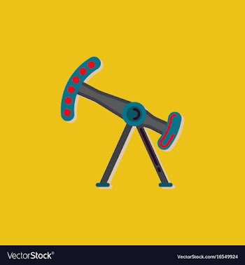 Amusement park circus attraction in sticker style vector image