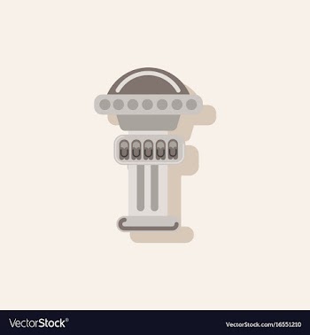 Amusement park circus attraction in sticker style vector image