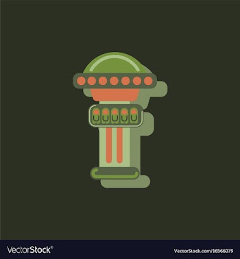 Amusement park circus attraction in sticker style vector image