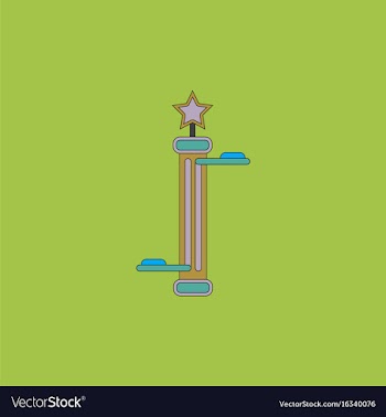 Amusement park circus attraction vector image