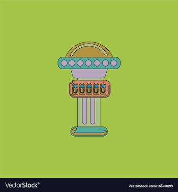Amusement park circus attraction vector image
