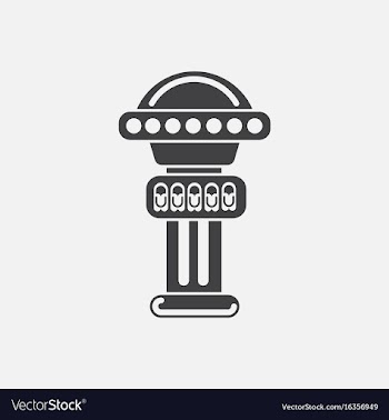 Amusement park circus attraction vector image