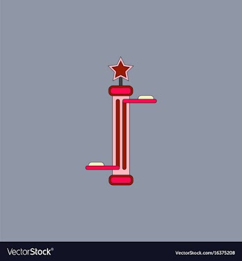 Amusement park circus attraction vector image