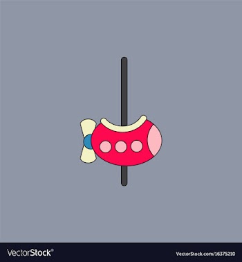 Amusement park circus attraction vector image