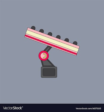 Amusement park circus attraction vector image