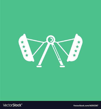 Amusement park circus attraction vector image