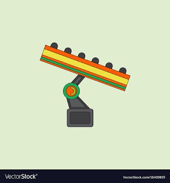 Amusement park circus attraction vector image