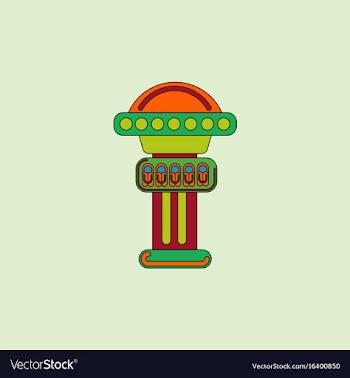 Amusement park circus attraction vector image