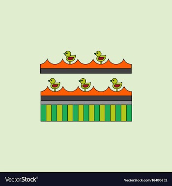 Amusement park circus attraction vector image