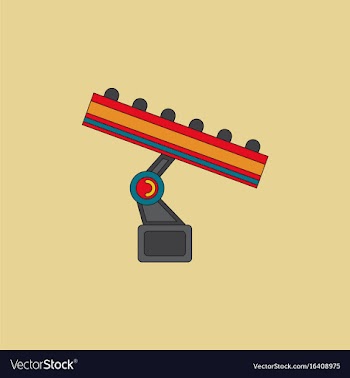 Amusement park circus attraction vector image
