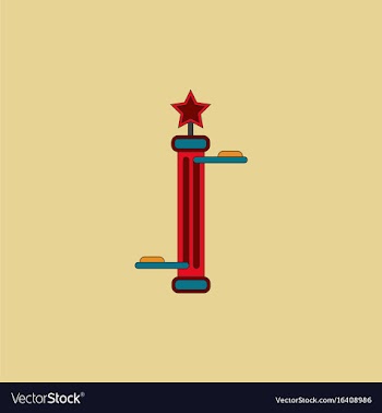 Amusement park circus attraction vector image