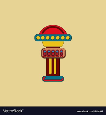 Amusement park circus attraction vector image