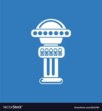 Amusement park circus attraction vector image