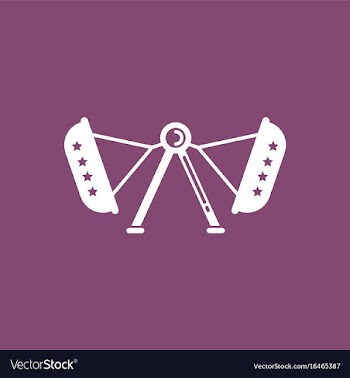 Amusement park circus attraction vector image