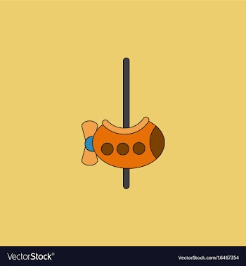 Amusement park circus attraction vector image