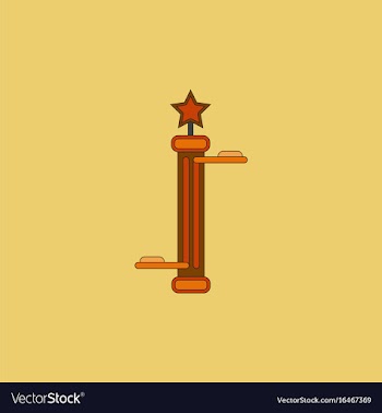 Amusement park circus attraction vector image