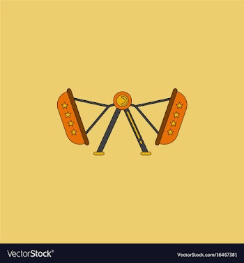 Amusement park circus attraction vector image
