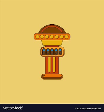 Amusement park circus attraction vector image