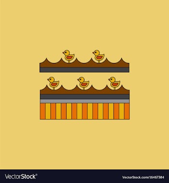 Amusement park circus attraction vector image
