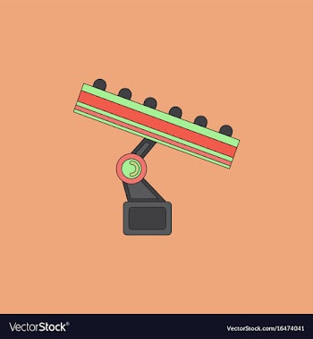 Amusement park circus attraction vector image