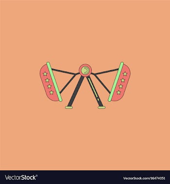 Amusement park circus attraction vector image