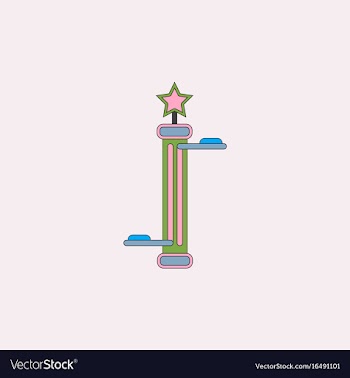 Amusement park circus attraction vector image