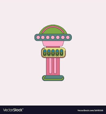 Amusement park circus attraction vector image