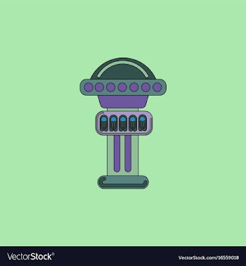 Amusement park circus attraction vector image