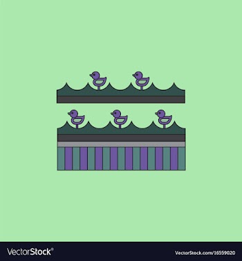 Amusement park circus attraction vector image