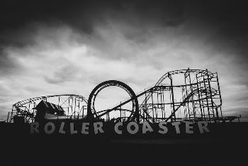 Amusement park in monotone at Southport. | Free Photo - rawpixel