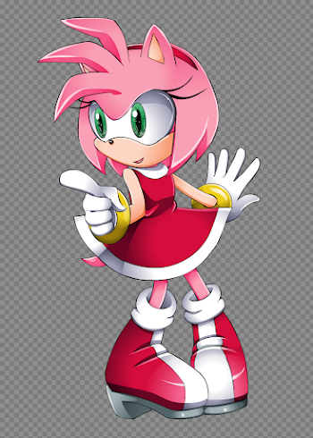 Amy Rose (Transparent) - Amy Rose is The Best Fan Art (37369693 ...