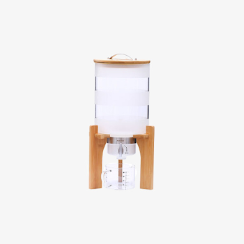 Amy Snow Borosilicate Glass Meter Barrel Storage Tank Rice Grains ...