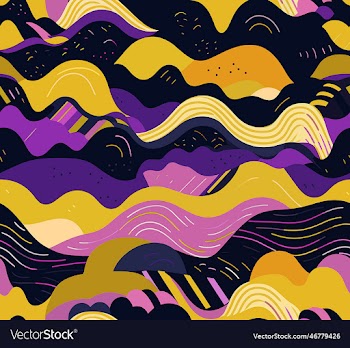 an abstract pattern with wavy figures