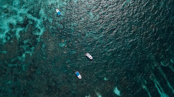 An Aerial Photo Of The Sea Surface
