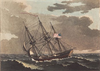 An American ship lancing a jib | Free Photo - rawpixel