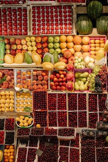 An Assorted Fruits on a Fruit Stand · Free Stock Photo