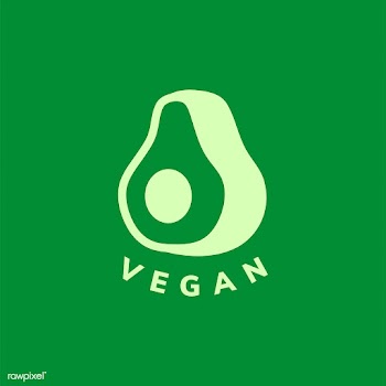 An avocado with the word vegan typography vec.. | Free stock vector - 487173