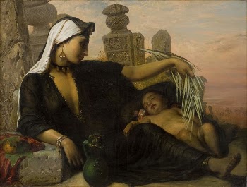 An Egyptian Fellah Woman with her | Free Photo - rawpixel