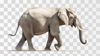 An Elephant - PNG transparent background