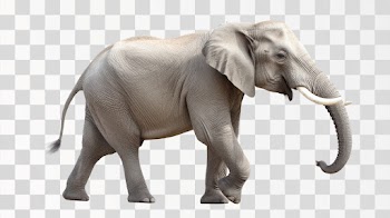 An Elephant - PNG transparent background
