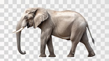 An Elephant - PNG transparent background