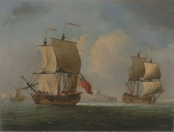 An English Sloop and a Frigate | Free Photo - rawpixel