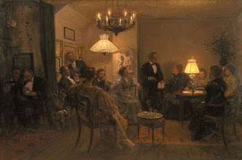 An Evening Party in the Artist's | Free Photo - rawpixel
