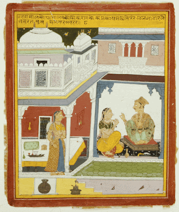 An Illustration to the Rasikapriya | Free Photo - rawpixel
