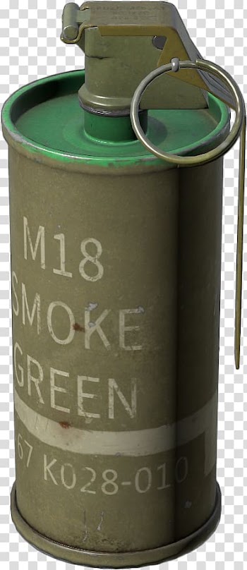 AN M18 Smoke grenade PlayerUnknown's Battlegrounds Mk 2 grenade, grenade transparent background PNG clipart