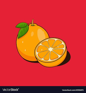 an orange